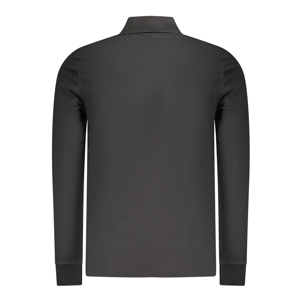 Hugo Boss Βαμβακερό Polo σε Μαύρο