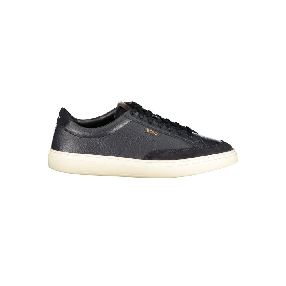 Hugo Boss Δερμάτινα Sneakers σε Μπλε