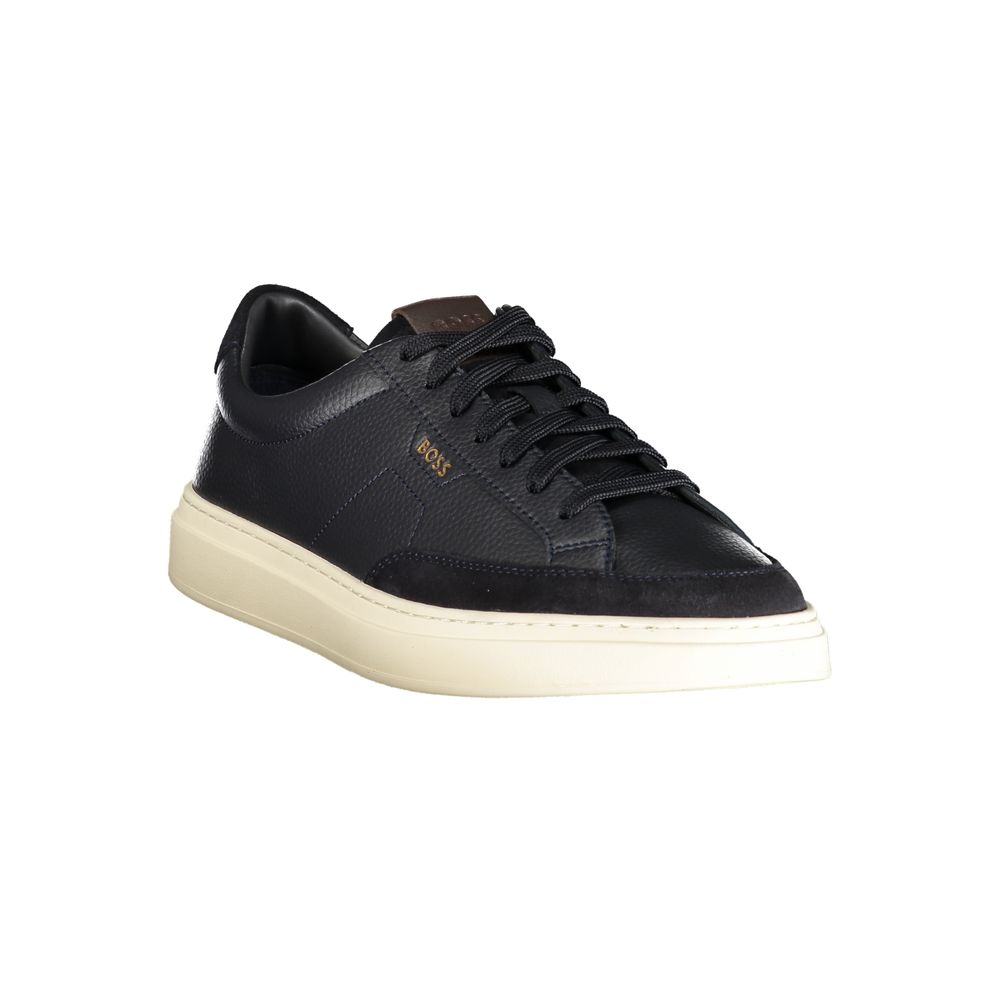 Hugo Boss Δερμάτινα Sneakers σε Μπλε