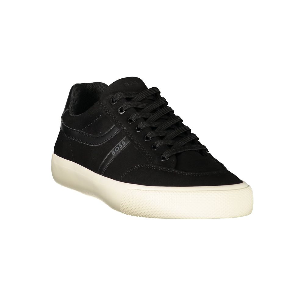 Hugo Boss Sneakers από Πολυουρεθάνη σε Μαύρο