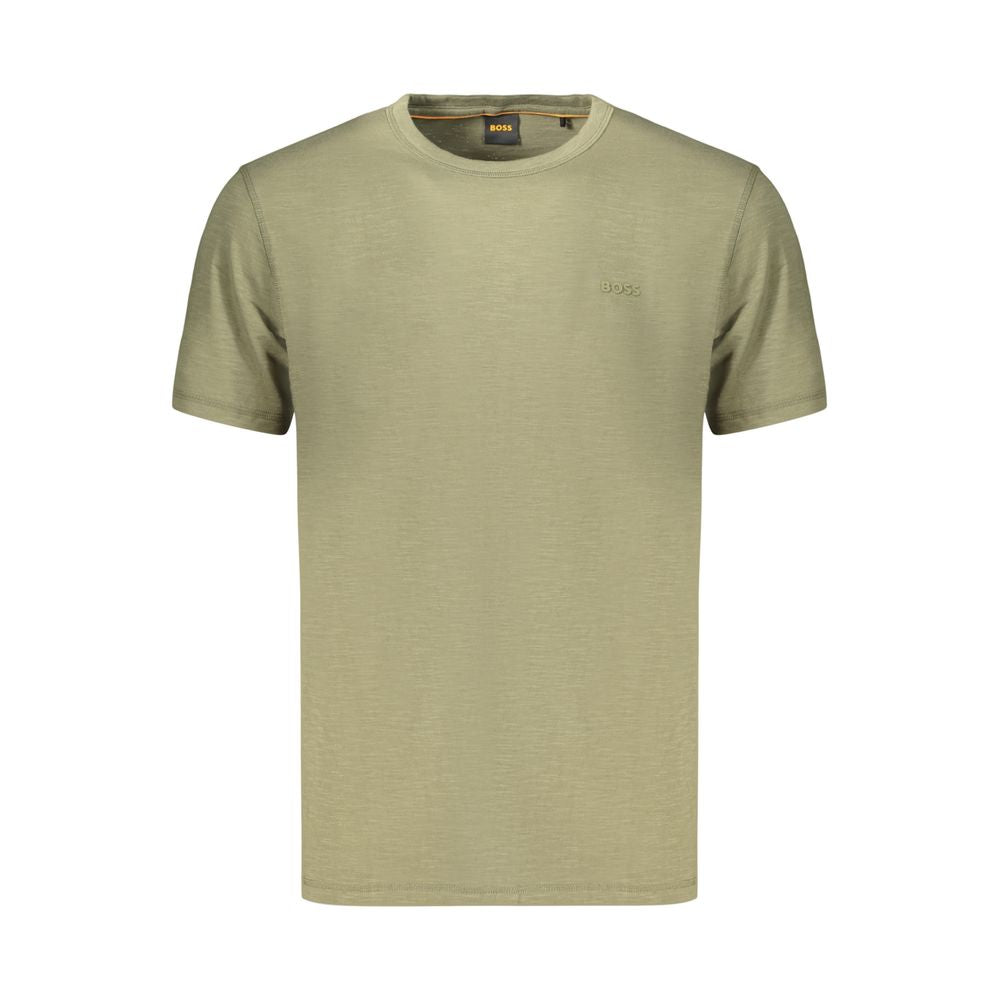 Hugo Boss T-Shirt από 100% βαμβάκι σε Πράσινο