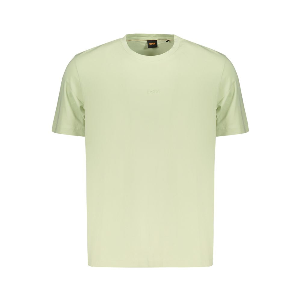 Hugo Boss Βαμβακερό T-Shirt σε Πράσινο