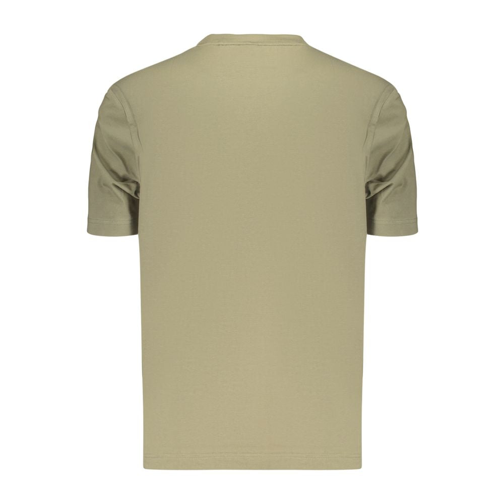 Hugo Boss Βαμβακερό T-Shirt σε Πράσινο
