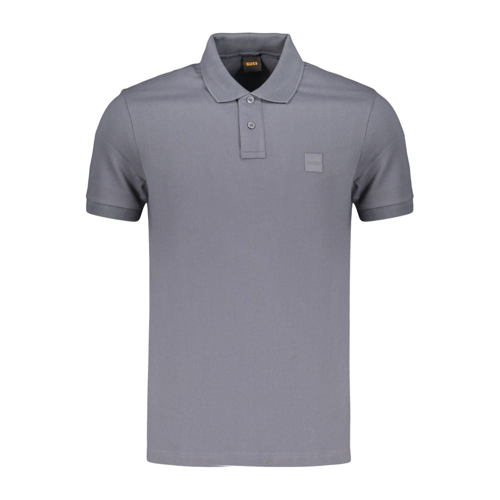 Hugo Boss Βαμβακερό Polo σε Μπλε