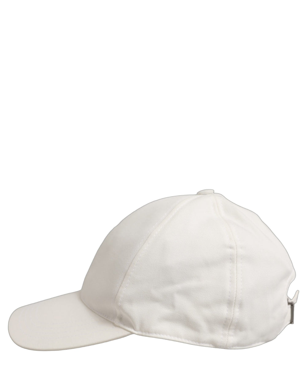 Dolce & Gabbana 100% Cotton Baseball Cap in White