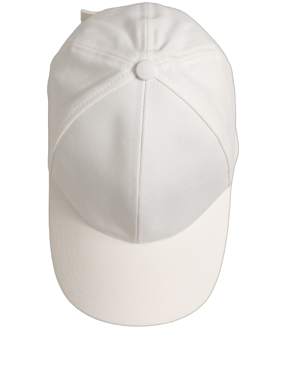 Dolce & Gabbana 100% Cotton Baseball Cap in White