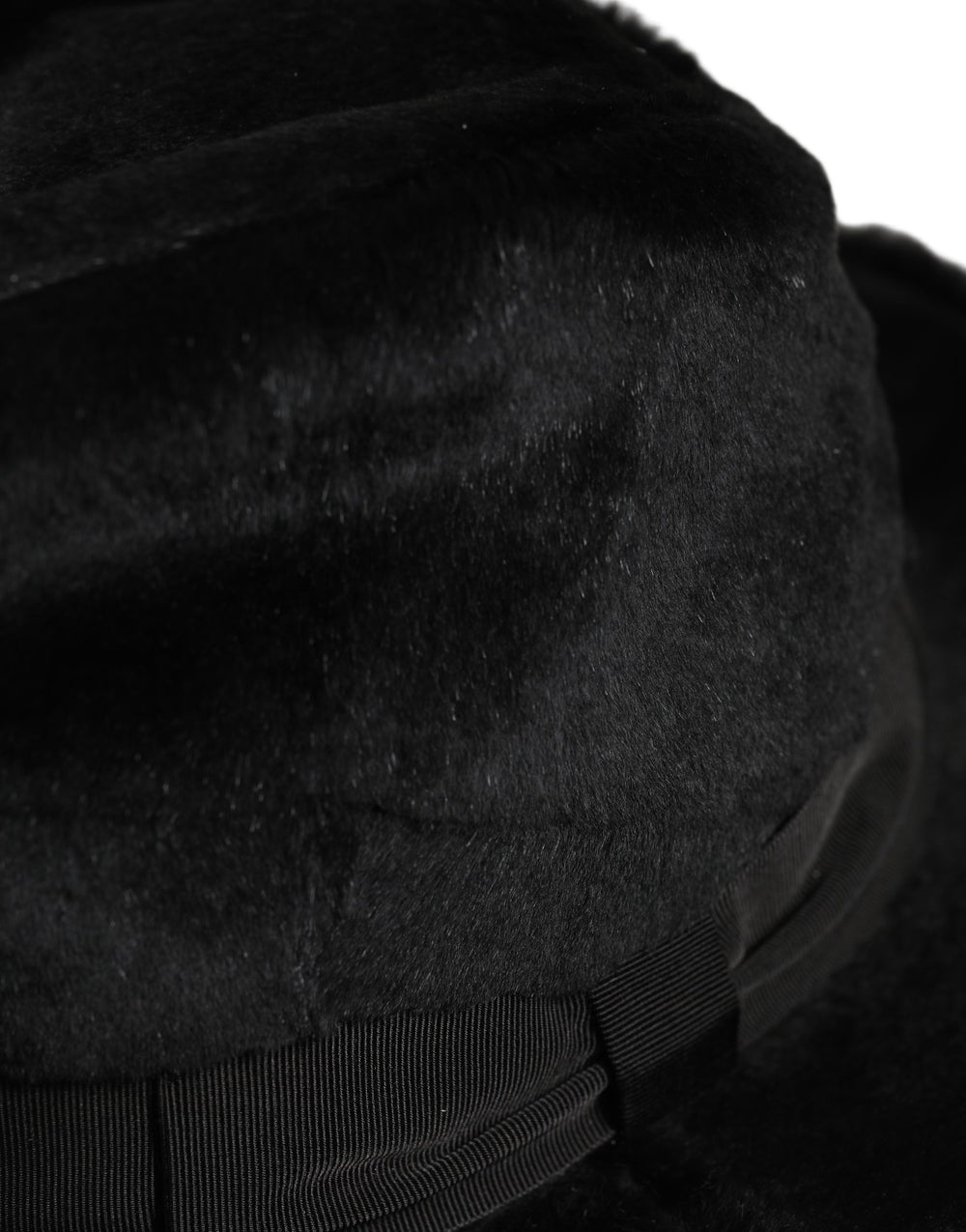 Dolce & Gabbana Rabbit Leather Fedora Hat in Black
