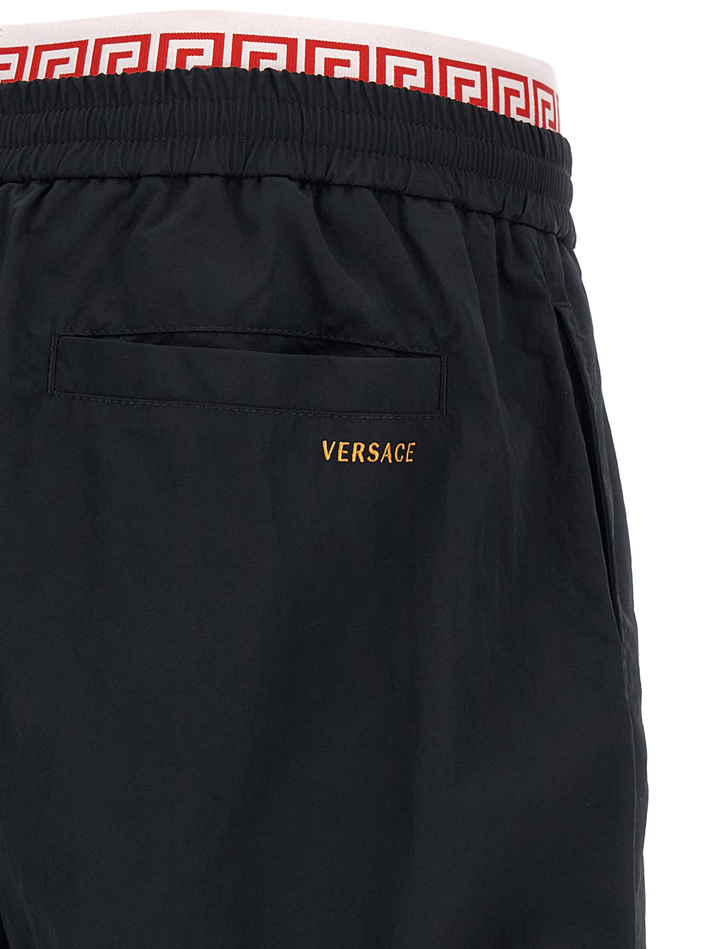 Versace 100% Polyamide Joggers in Black