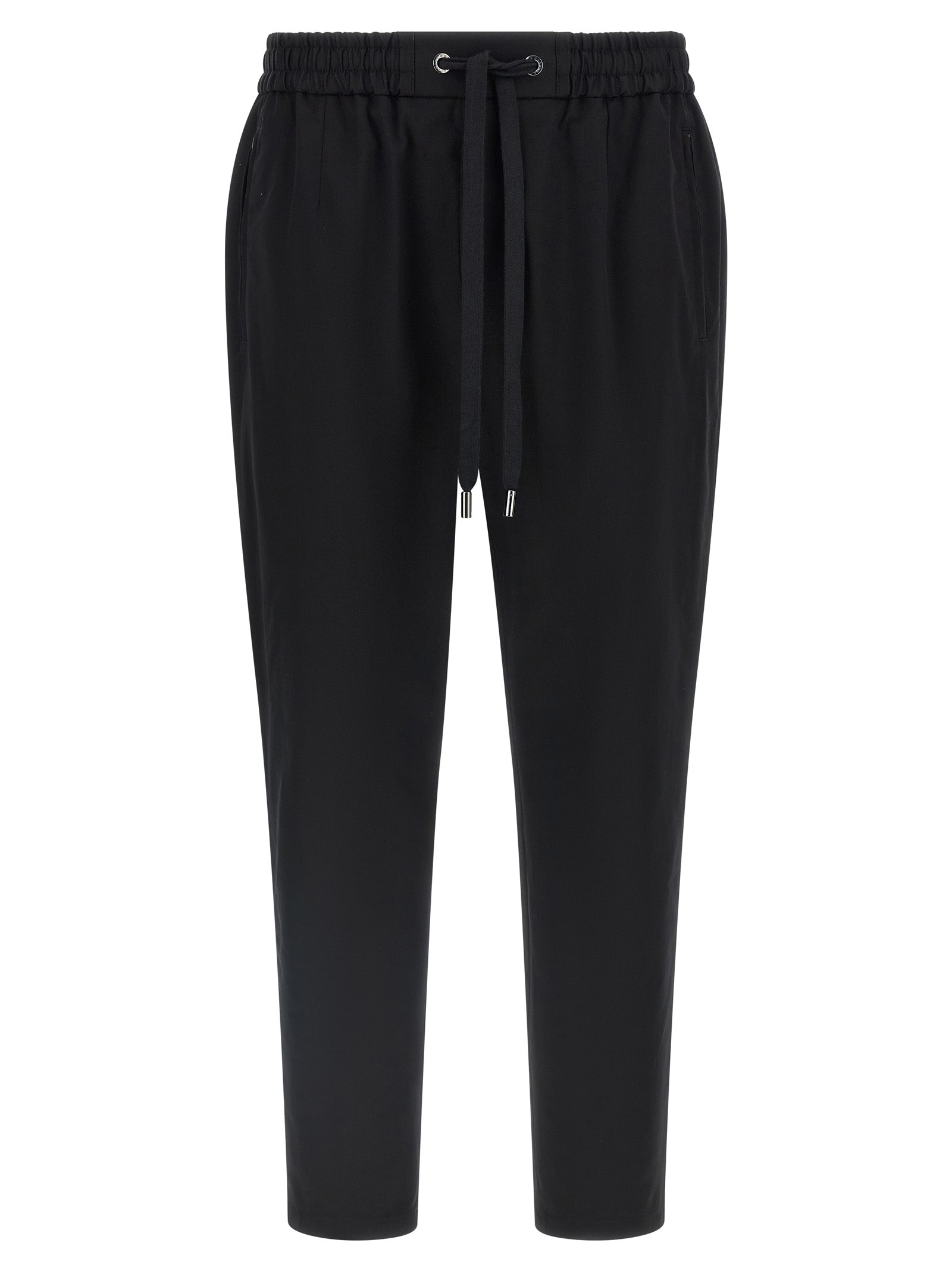 Dolce & Gabbana Cotton Casual Trousers in Black