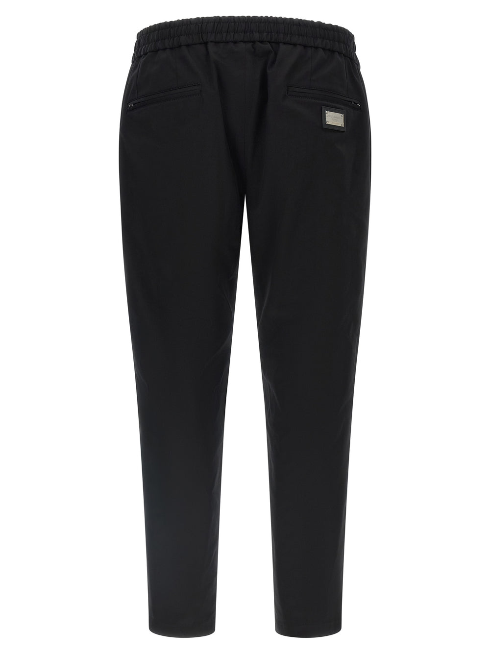 Dolce & Gabbana Cotton Casual Trousers in Black