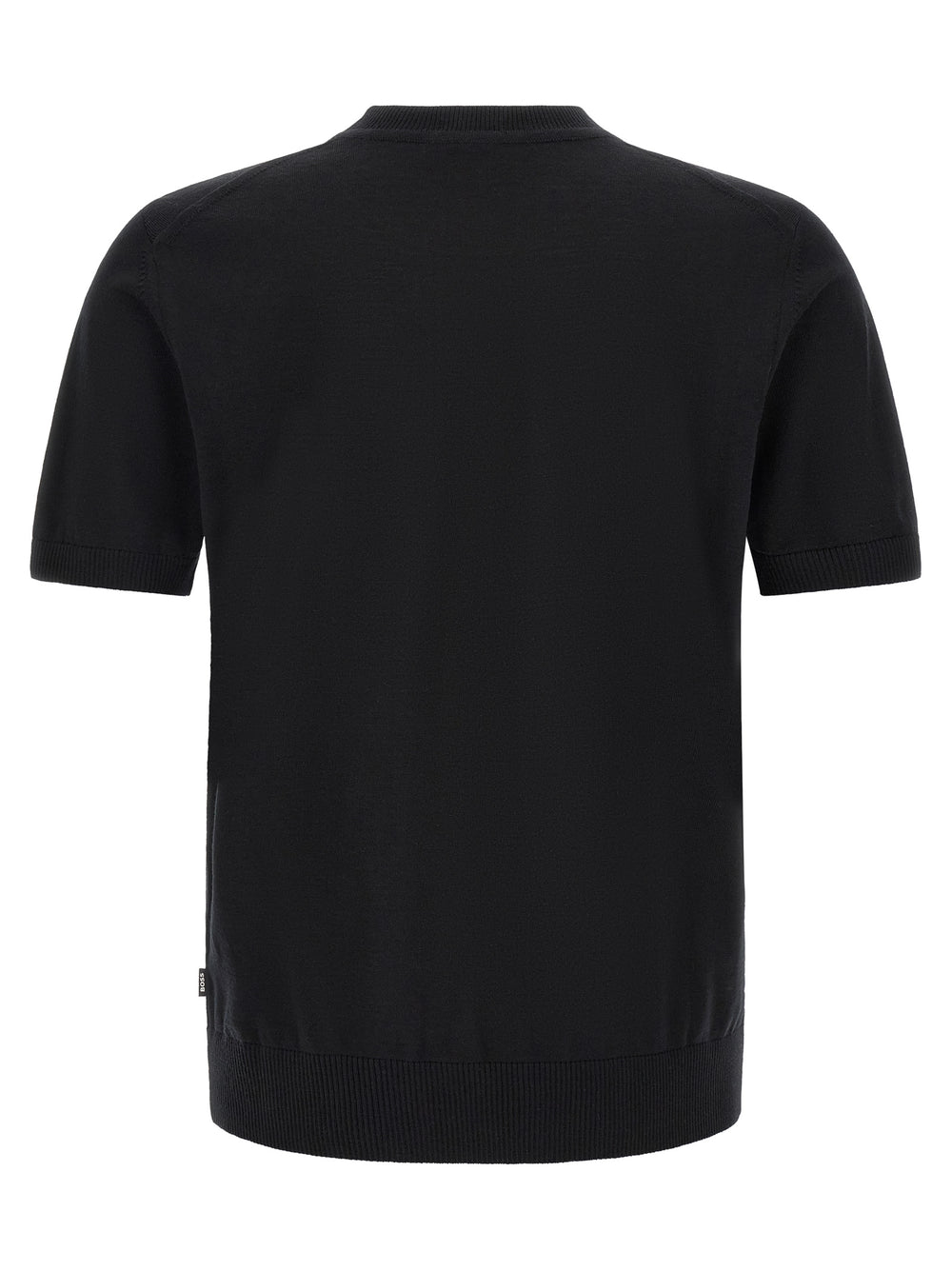 Hugo Boss 100% Virgin Wool T-Shirt in Black
