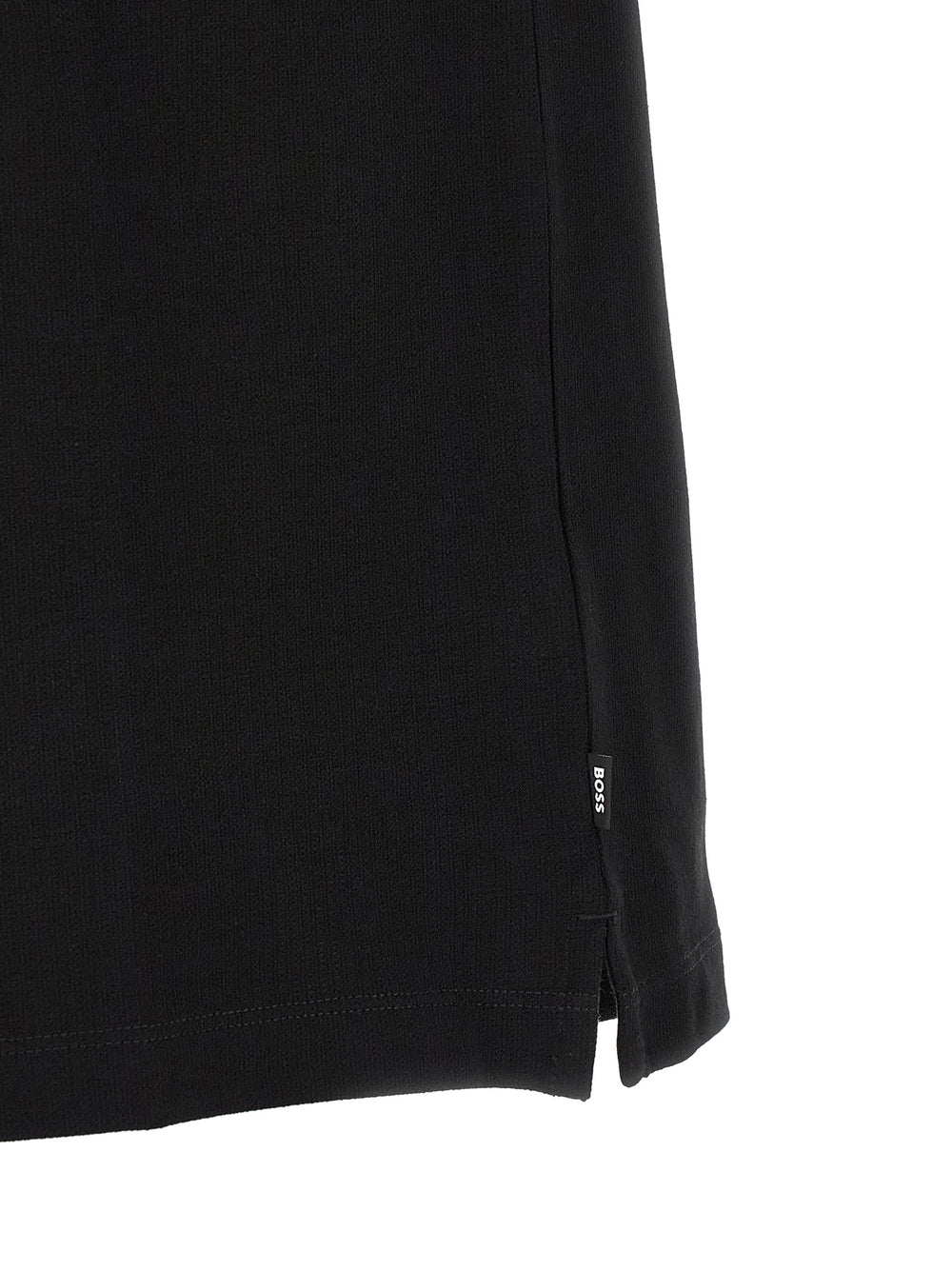 Hugo Boss Βαμβακερό Polo σε Μαύρο