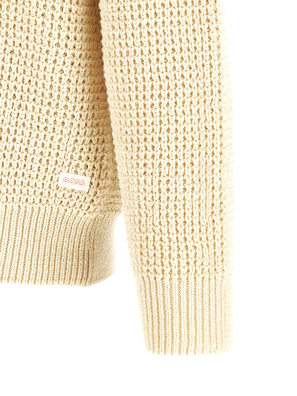 Hugo Boss Cotton Cardigan in Beige