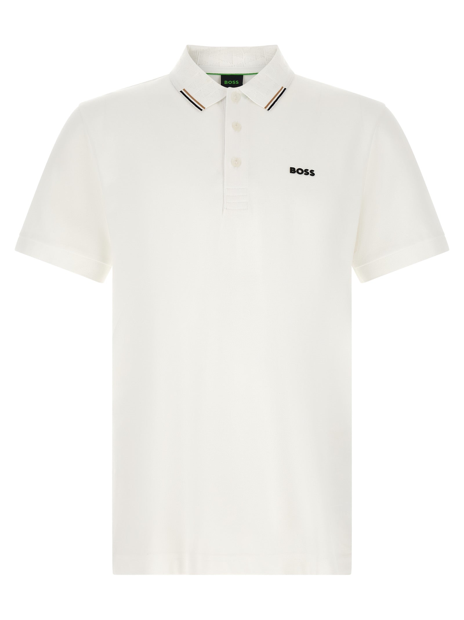Hugo Boss Βαμβακερό Polo σε Λευκό