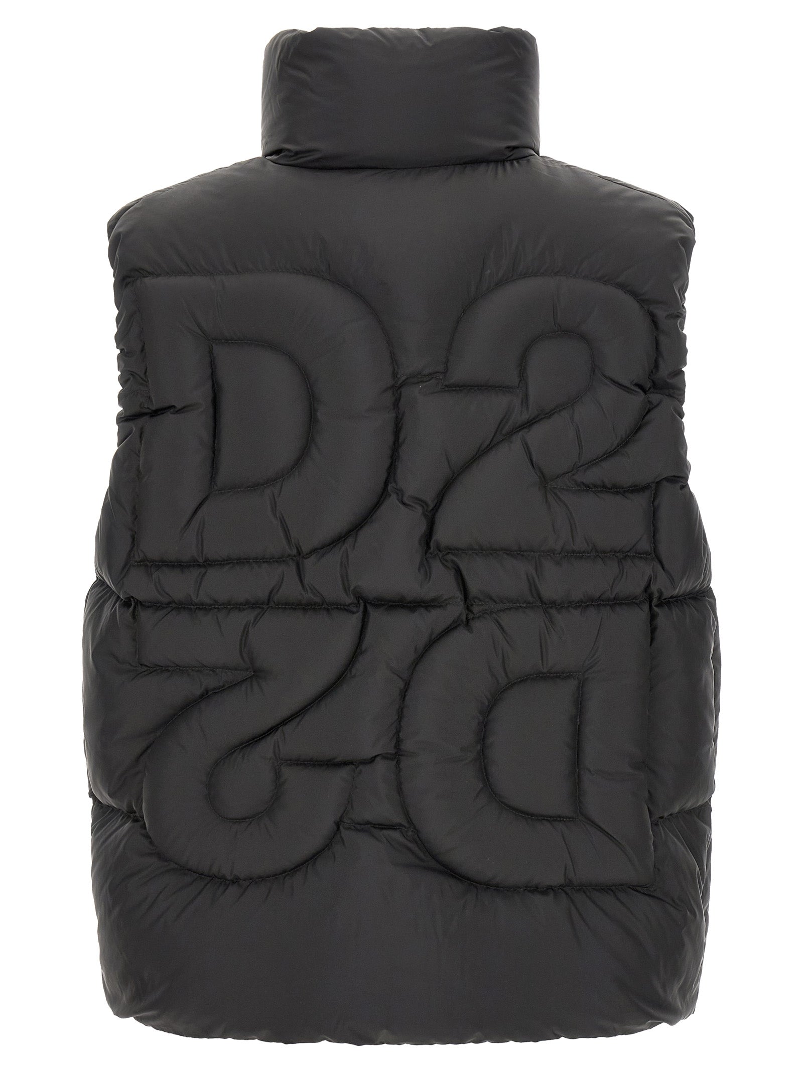 Dsquared² Polyester Sleeveless Jacket in Black