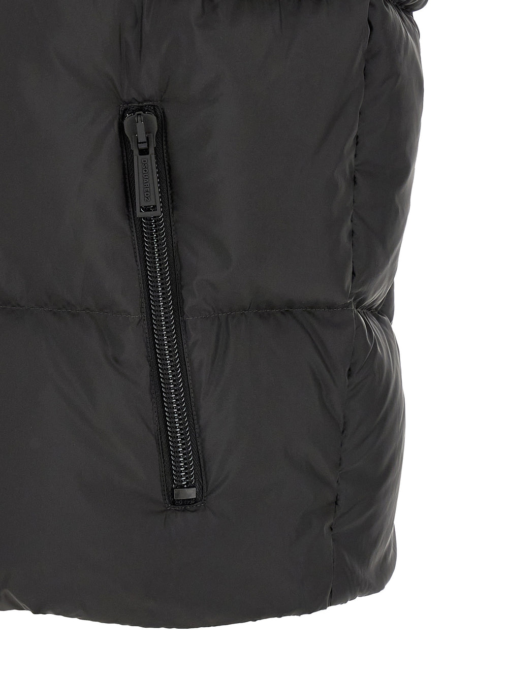 Dsquared² Polyester Sleeveless Jacket in Black