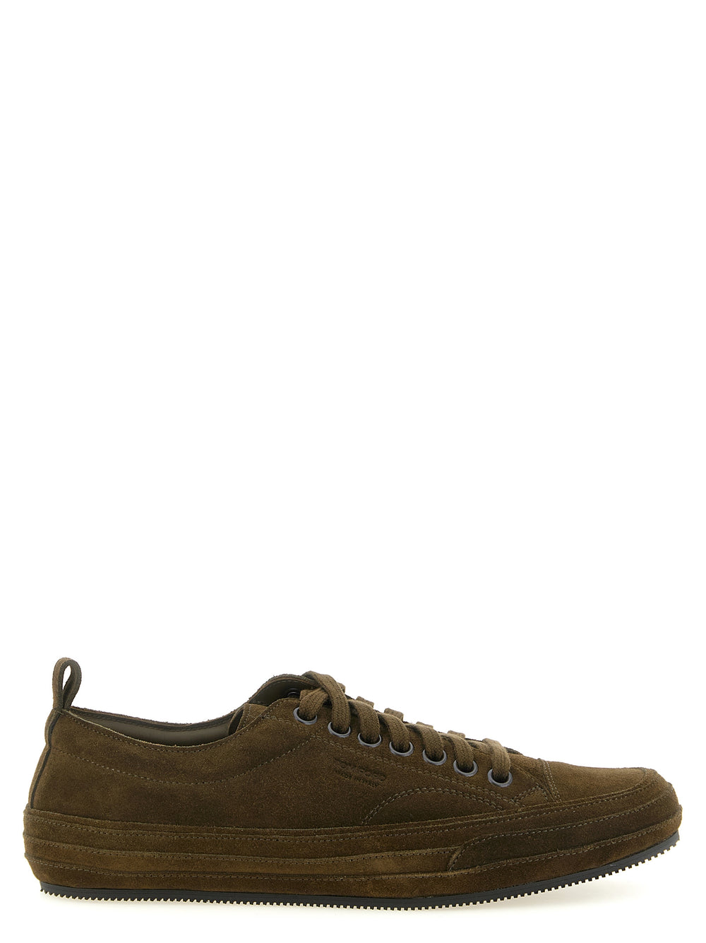 Tom Ford Δίχρωμα Δερμάτινα Sneakers σε Λαδί