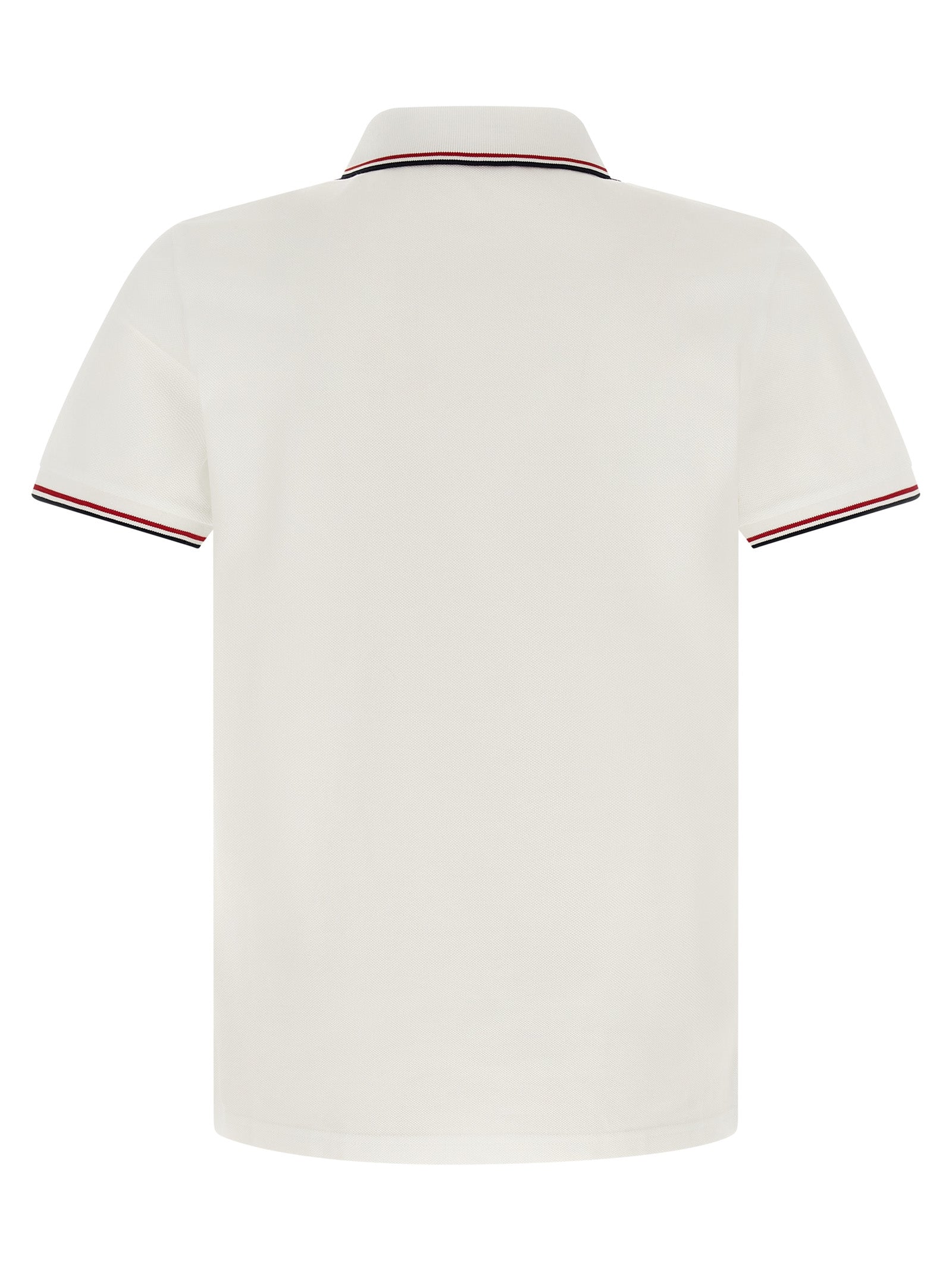 Moncler Βαμβακερό Polo σε Λευκό