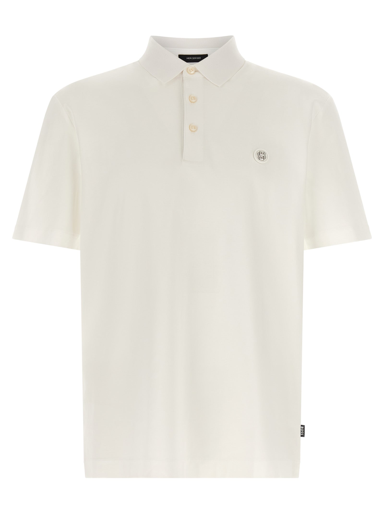 Hugo Boss Βαμβακερό Polo σε Λευκό