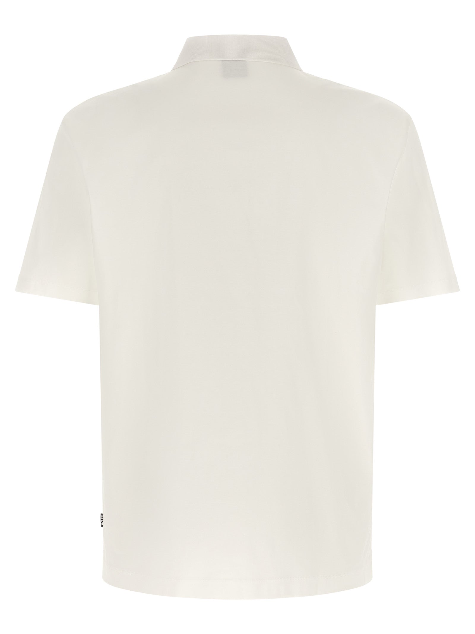 Hugo Boss Βαμβακερό Polo σε Λευκό