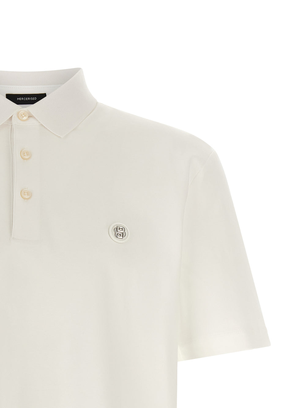 Hugo Boss Βαμβακερό Polo σε Λευκό