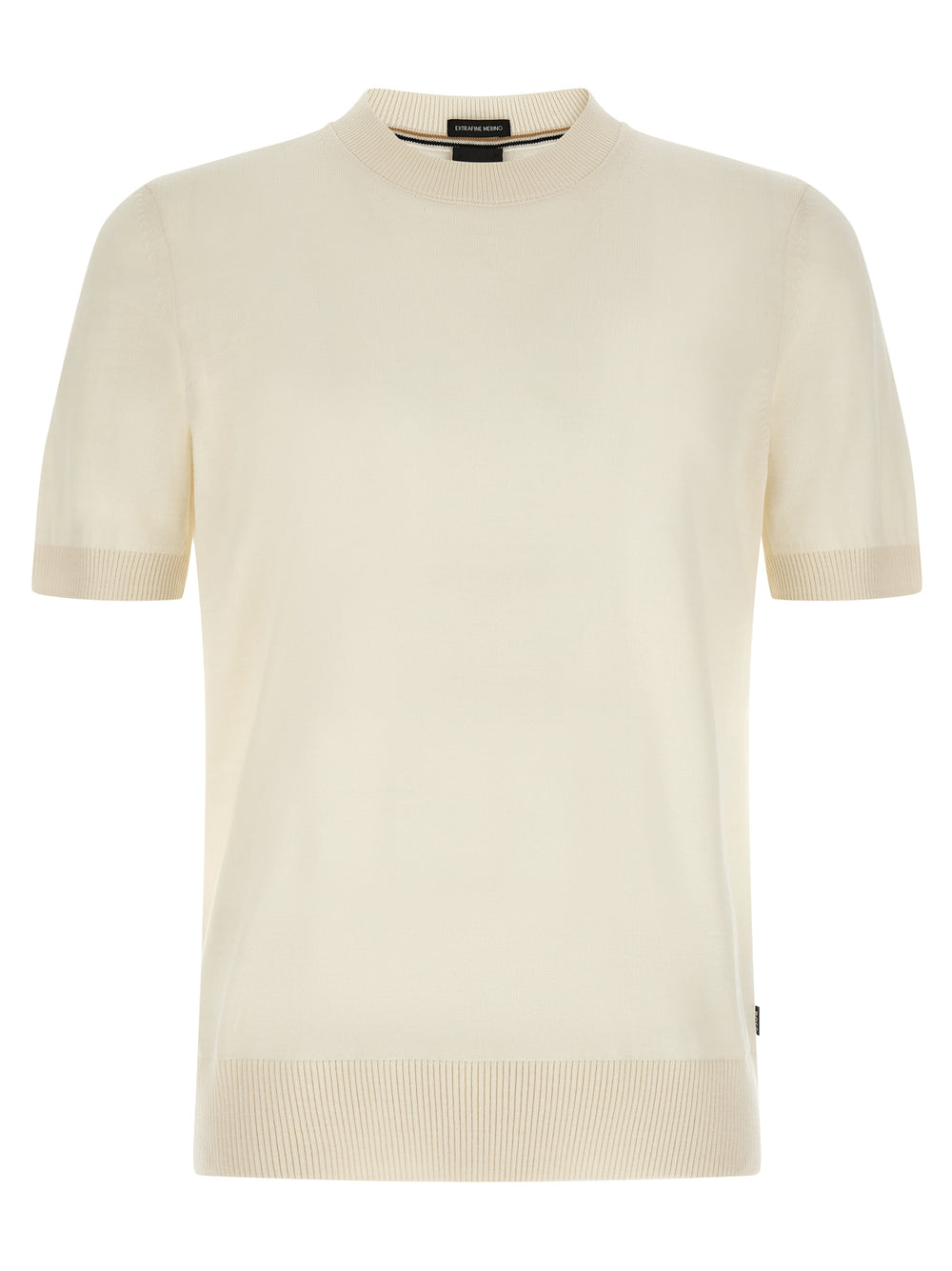 Hugo Boss 100% Virgin Wool T-Shirt in White