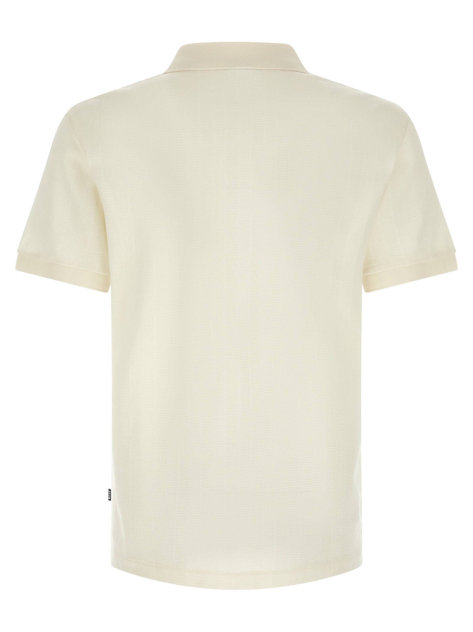 Hugo Boss Βαμβακερό Polo σε Λευκό