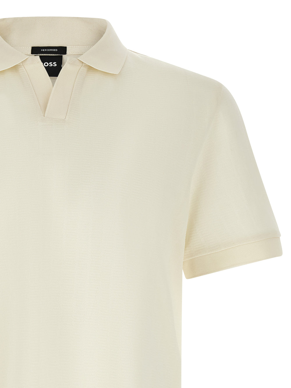 Hugo Boss Βαμβακερό Polo σε Λευκό