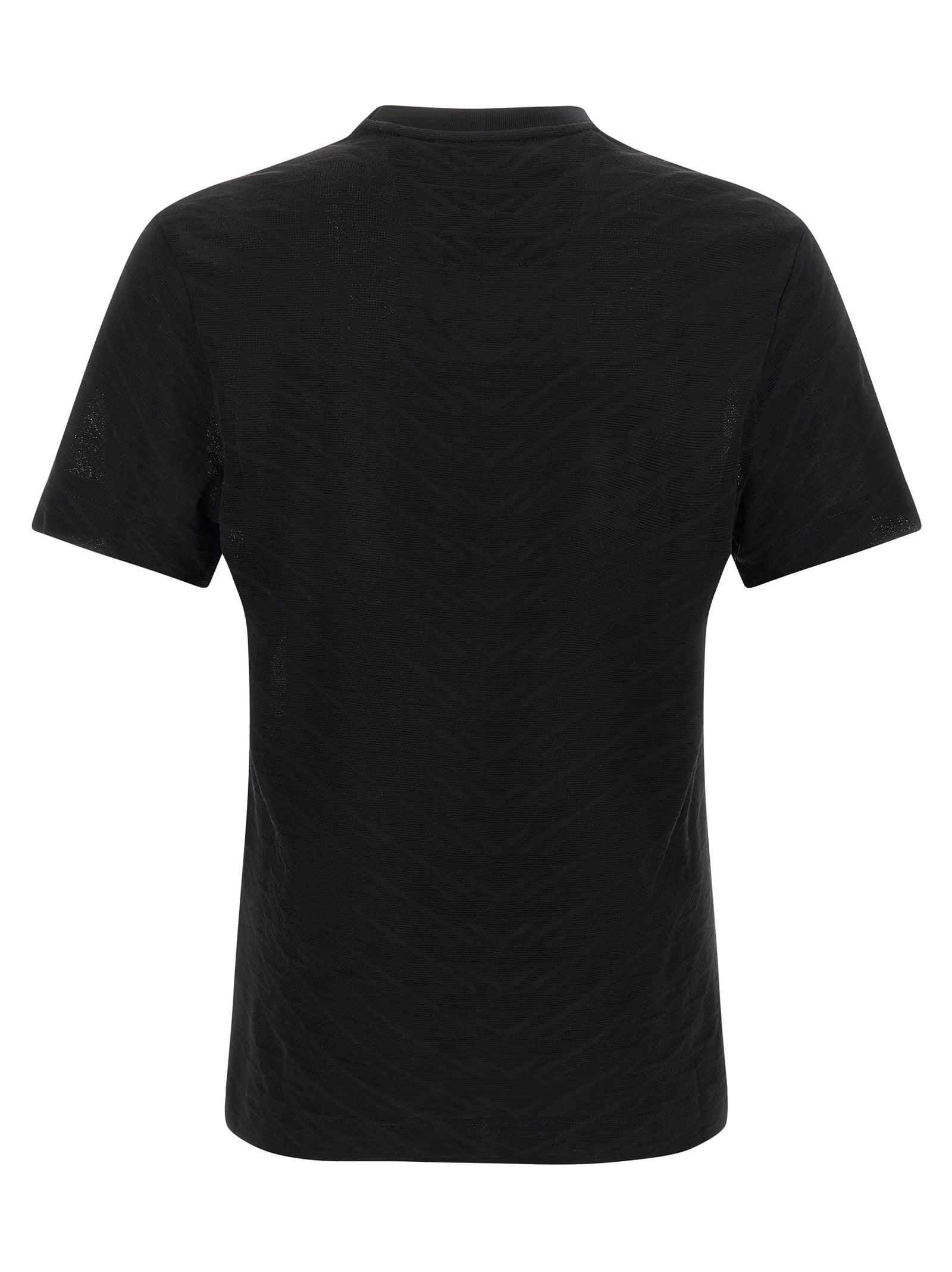 Hugo Boss Βαμβακερό T-Shirt σε Μαύρο