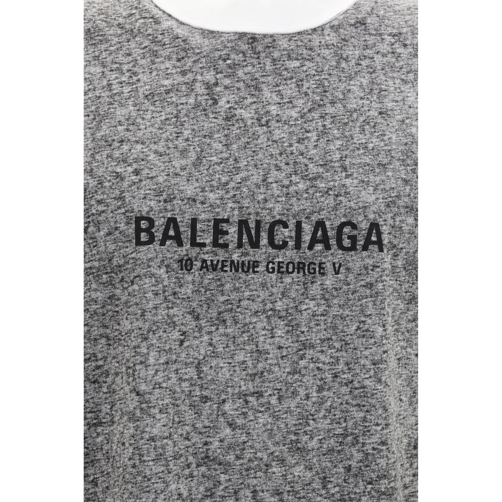 Balenciaga T-Shirt από 100% βαμβάκι σε Γκρι
