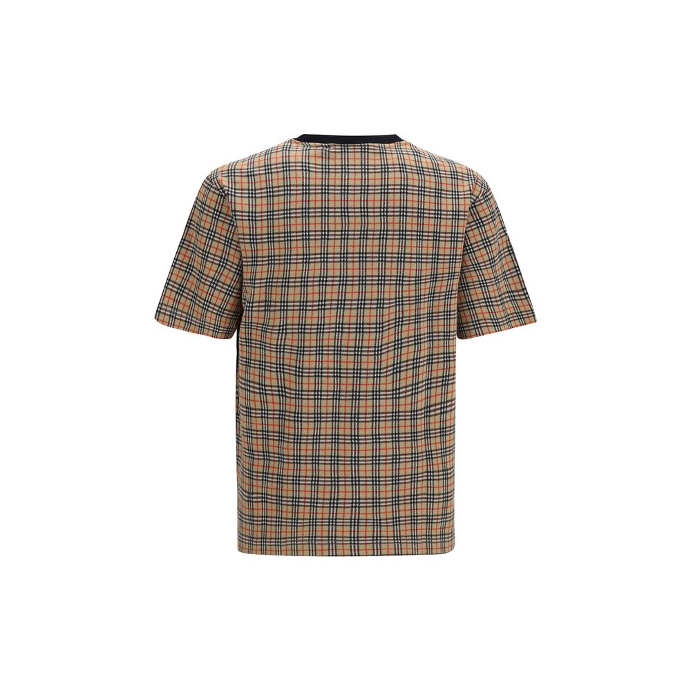 Burberry Βαμβακερό T-Shirt Δύο Αποχρώσεων σε Πολύχρωμο