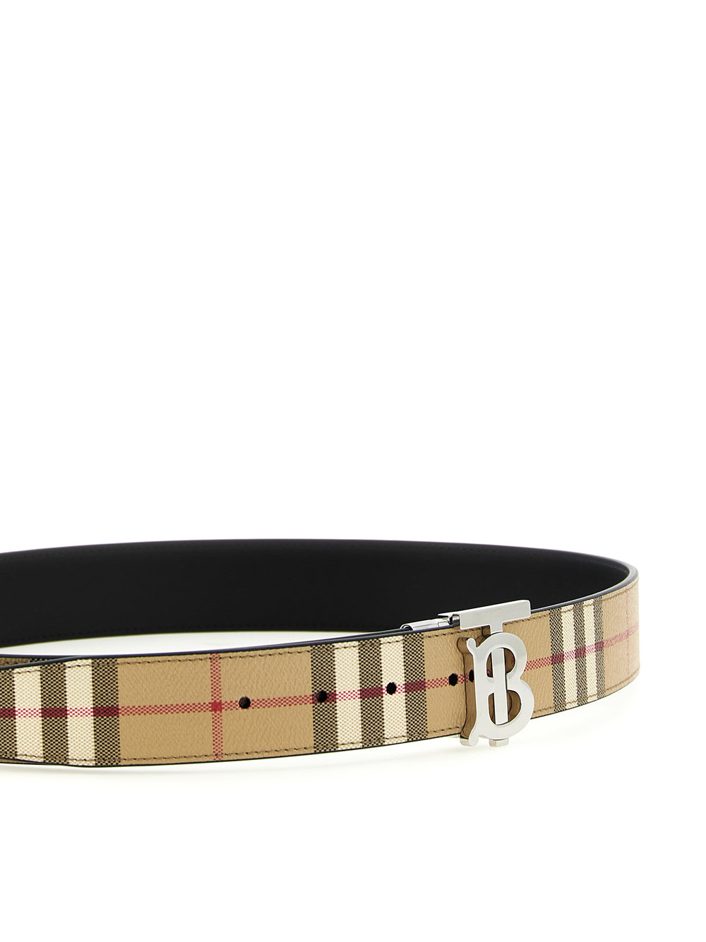 Burberry Reversible Belt in Beige