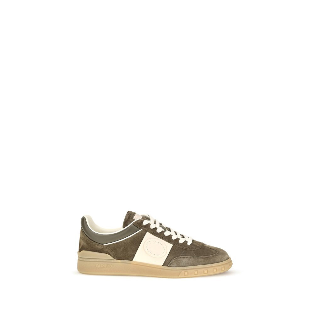 Valentino Garavani Δίχρωμα Δερμάτινα Sneakers Χαμηλού Προφίλ