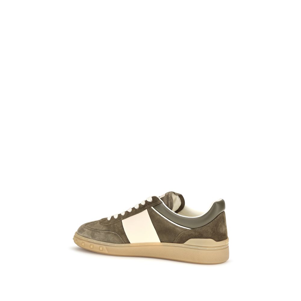 Valentino Garavani Bicolour Calf Leather Low Top Sneakers