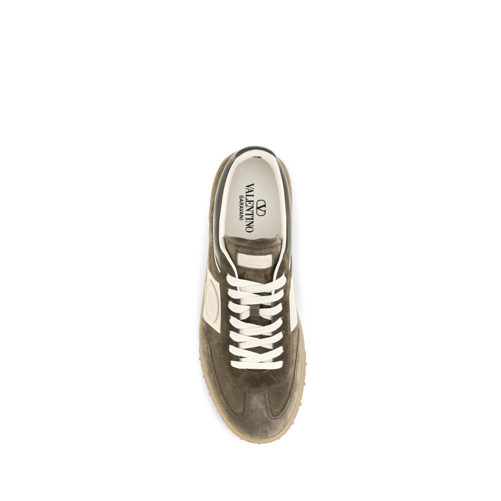 Valentino Garavani Bicolour Calf Leather Low Top Sneakers