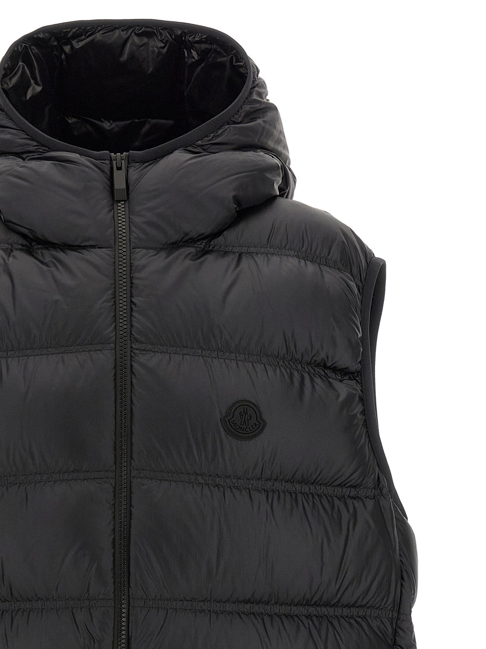Moncler 'Panestrel' Polyamide Sleeveless Jacket in Black