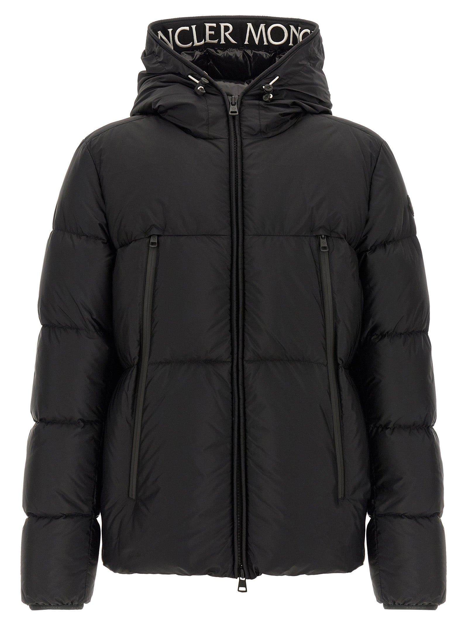 Moncler Μπουφάν Πολυαμιδίου Πλήρους Μήκους σε Μαύρο