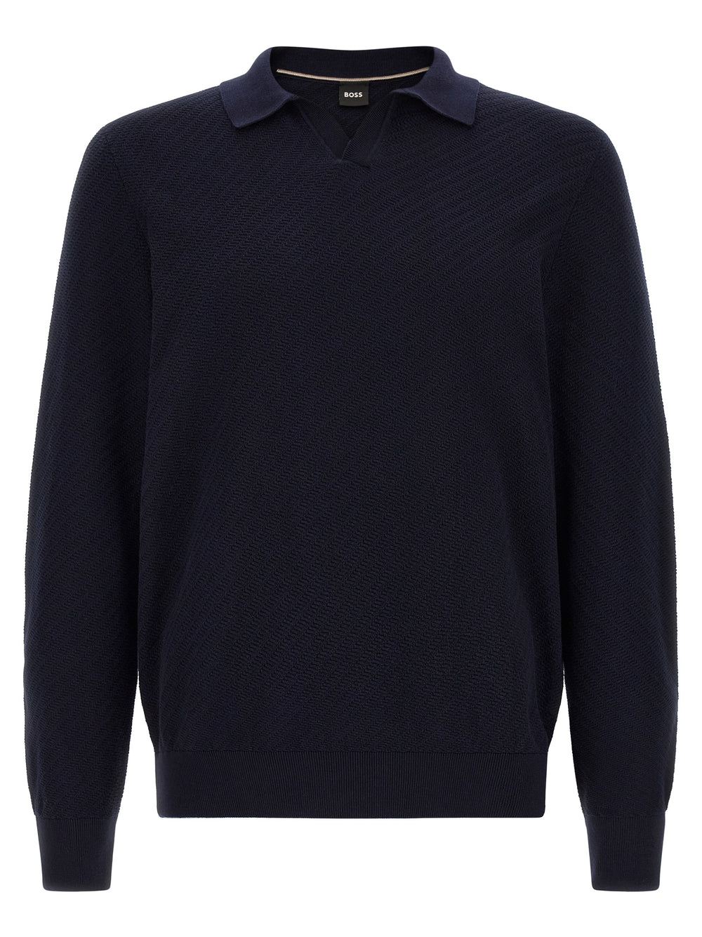 Hugo Boss Cotton Polo Shirt in Blue