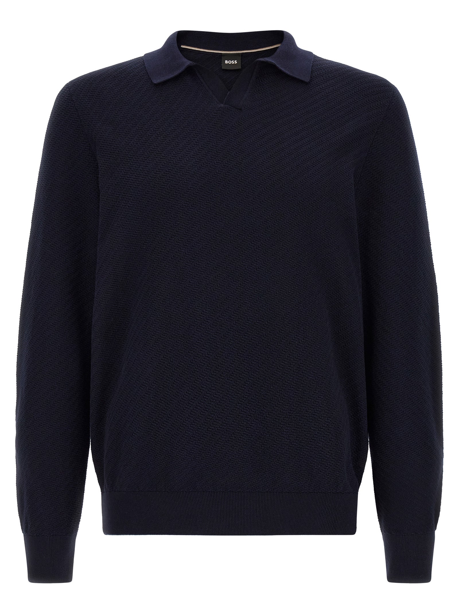 Hugo Boss Cotton Polo Shirt in Blue