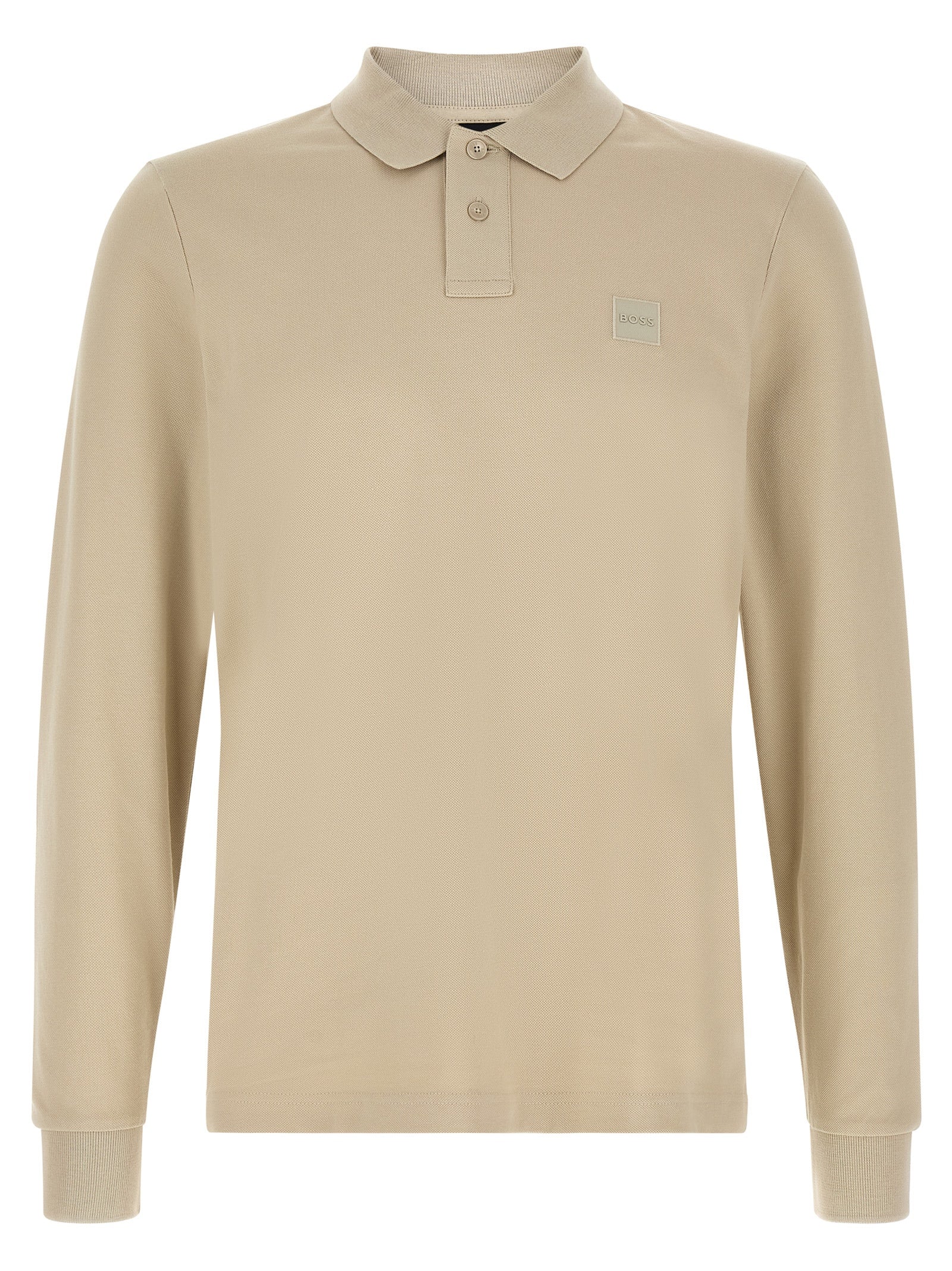 Hugo Boss Cotton Polo Shirt in Beige