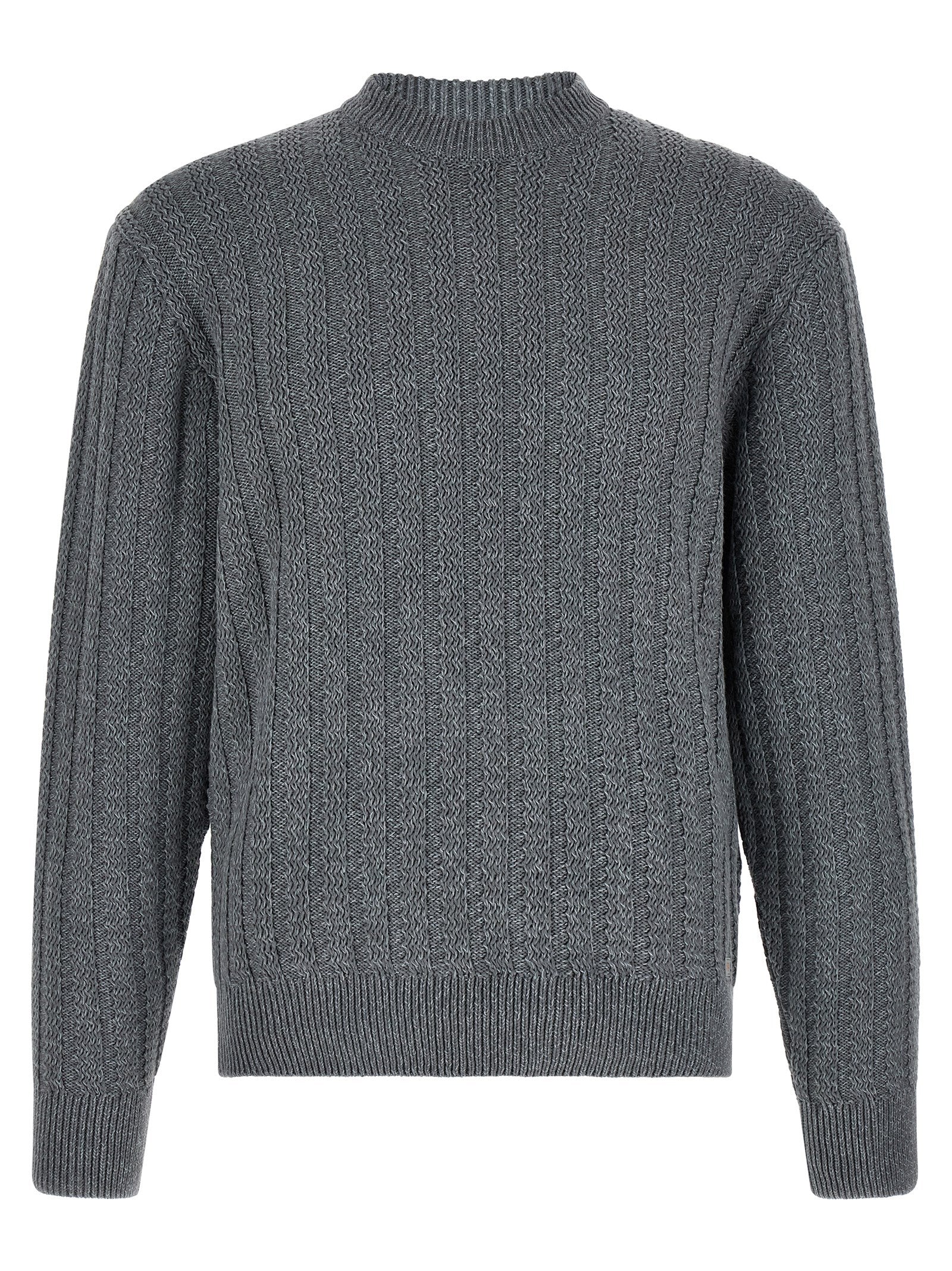 Hugo Boss Cotton Cardigan in Gray