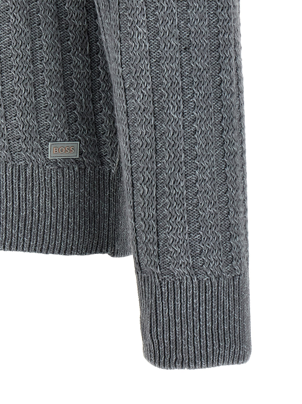 Hugo Boss Cotton Cardigan in Gray