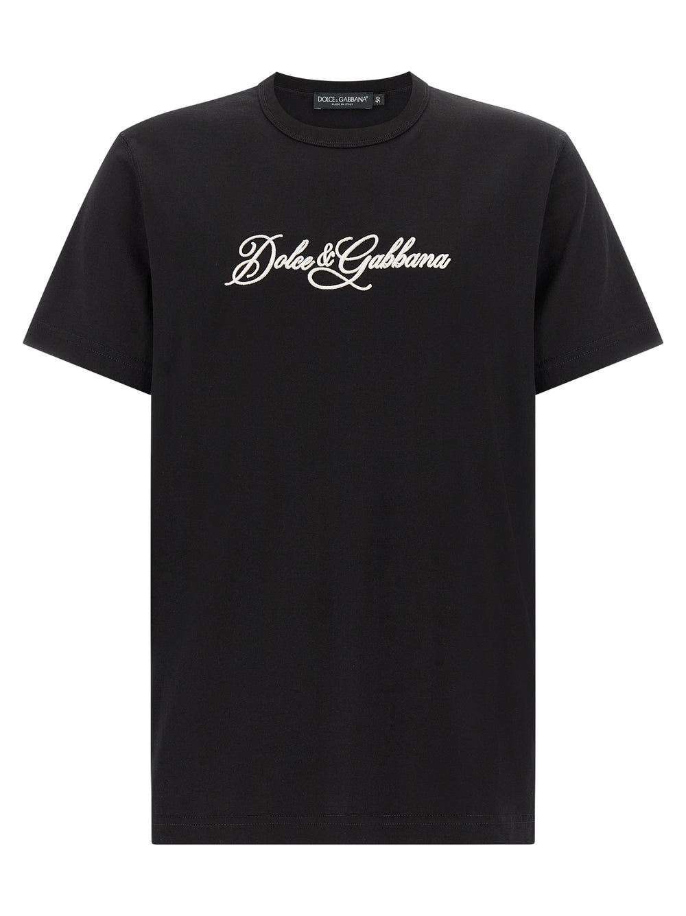 Dolce & Gabbana 100% Cotton T-Shirt in Black