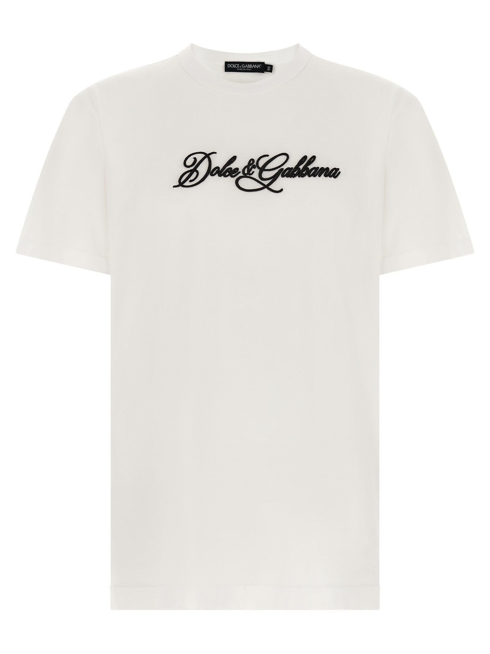 Dolce & Gabbana 100% Cotton T-Shirt in White