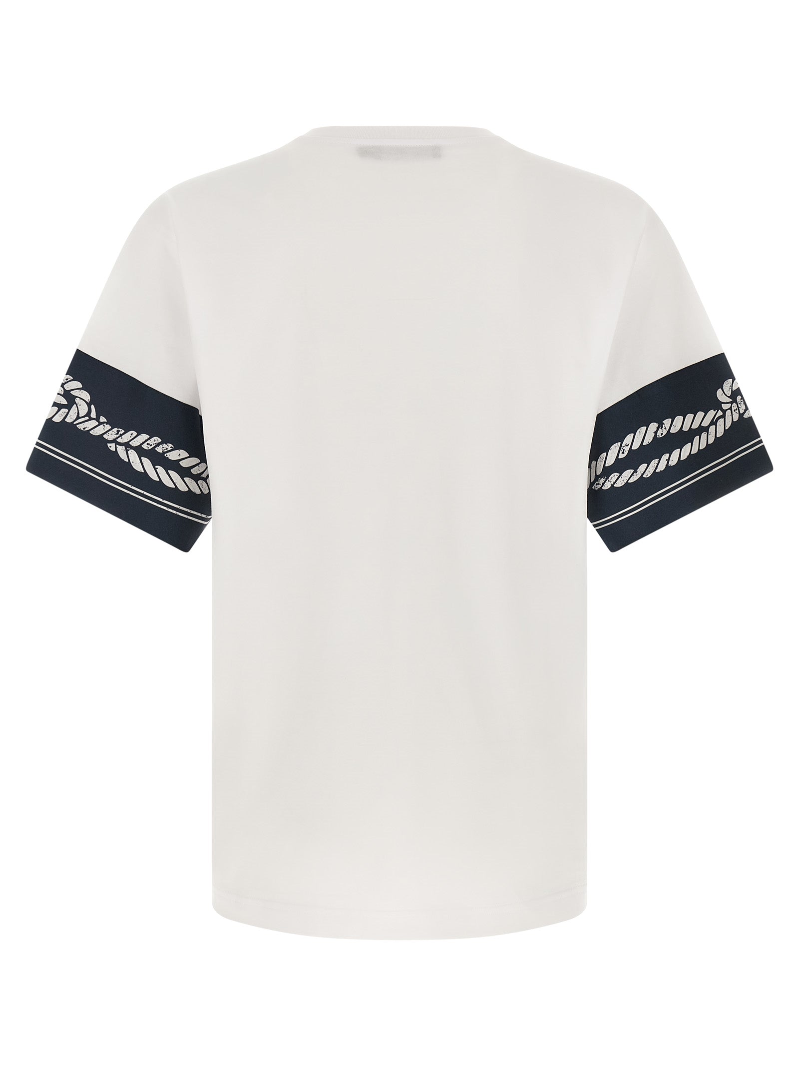Dolce & Gabbana Cotton-Silk T-Shirt in Blue
