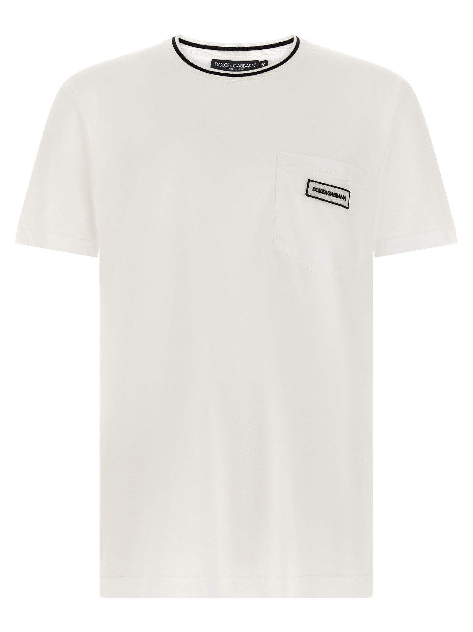 Dolce & Gabbana 100% Cotton T-Shirt in White