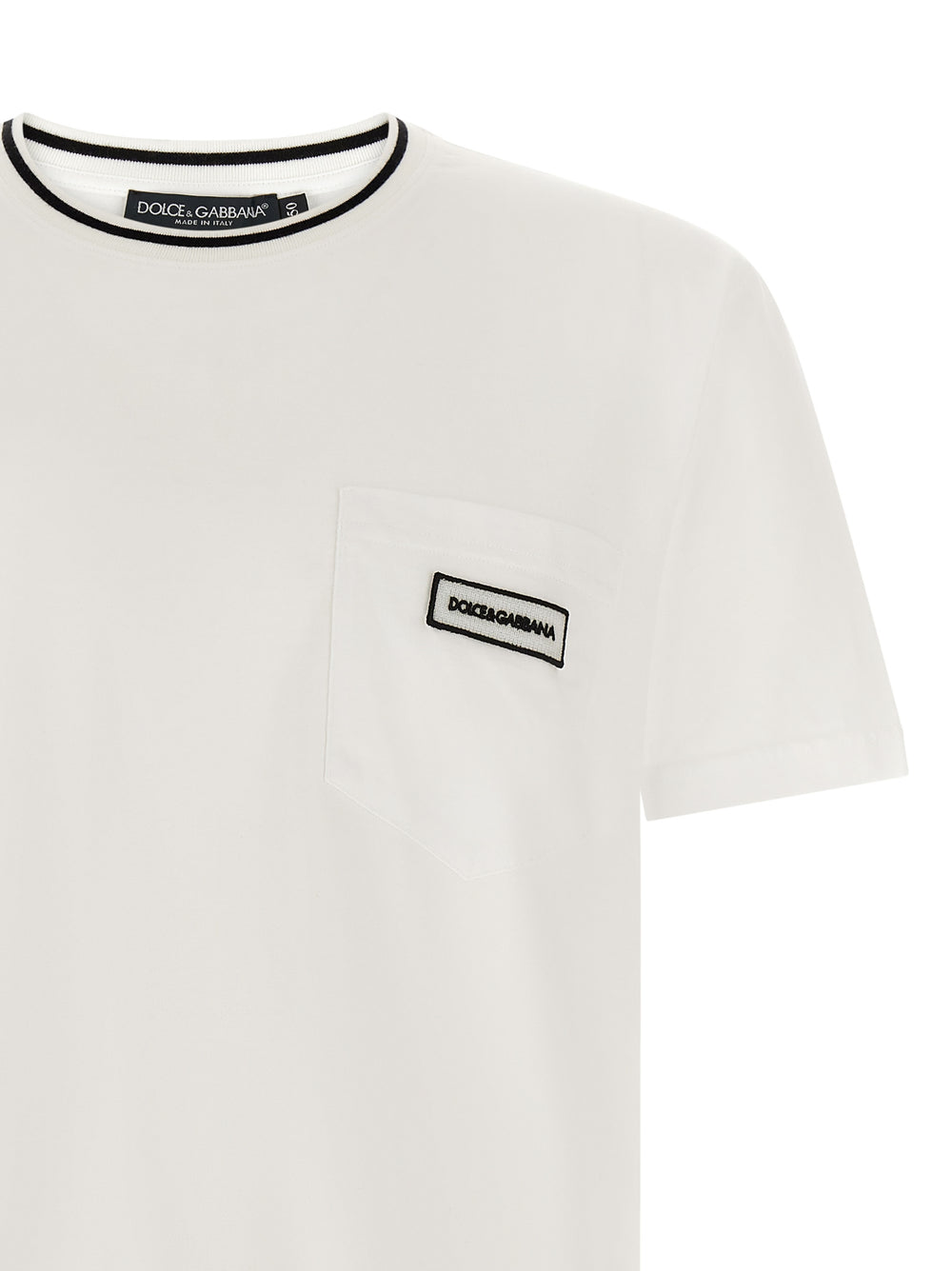 Dolce & Gabbana 100% Cotton T-Shirt in White
