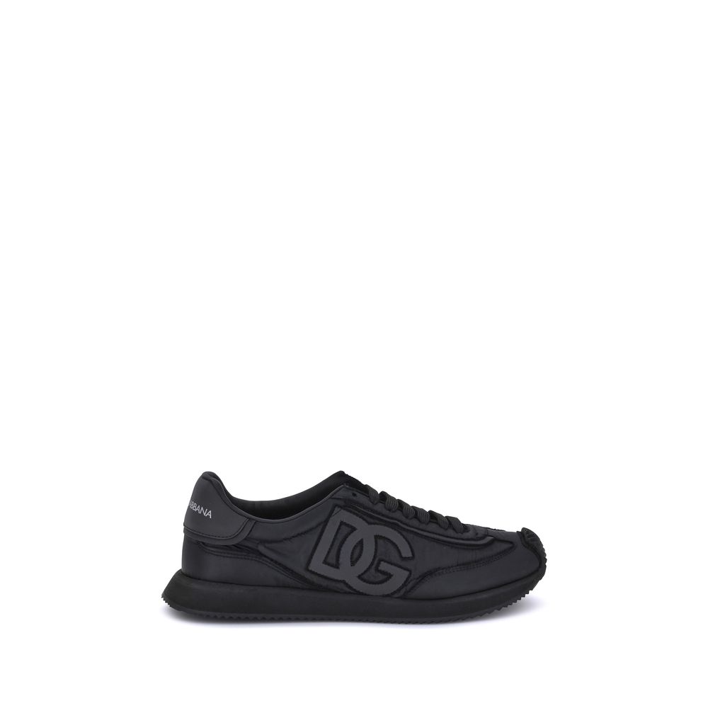 Dolce & Gabbana Fabric Sneakers in Black