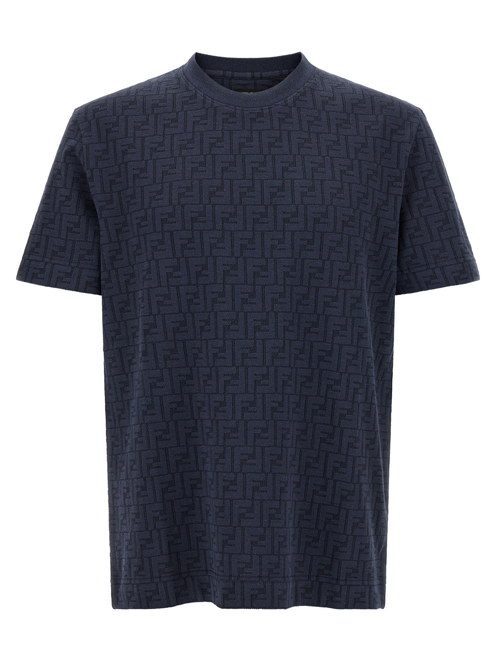 Fendi Cotton Piqué T-Shirt in Blue