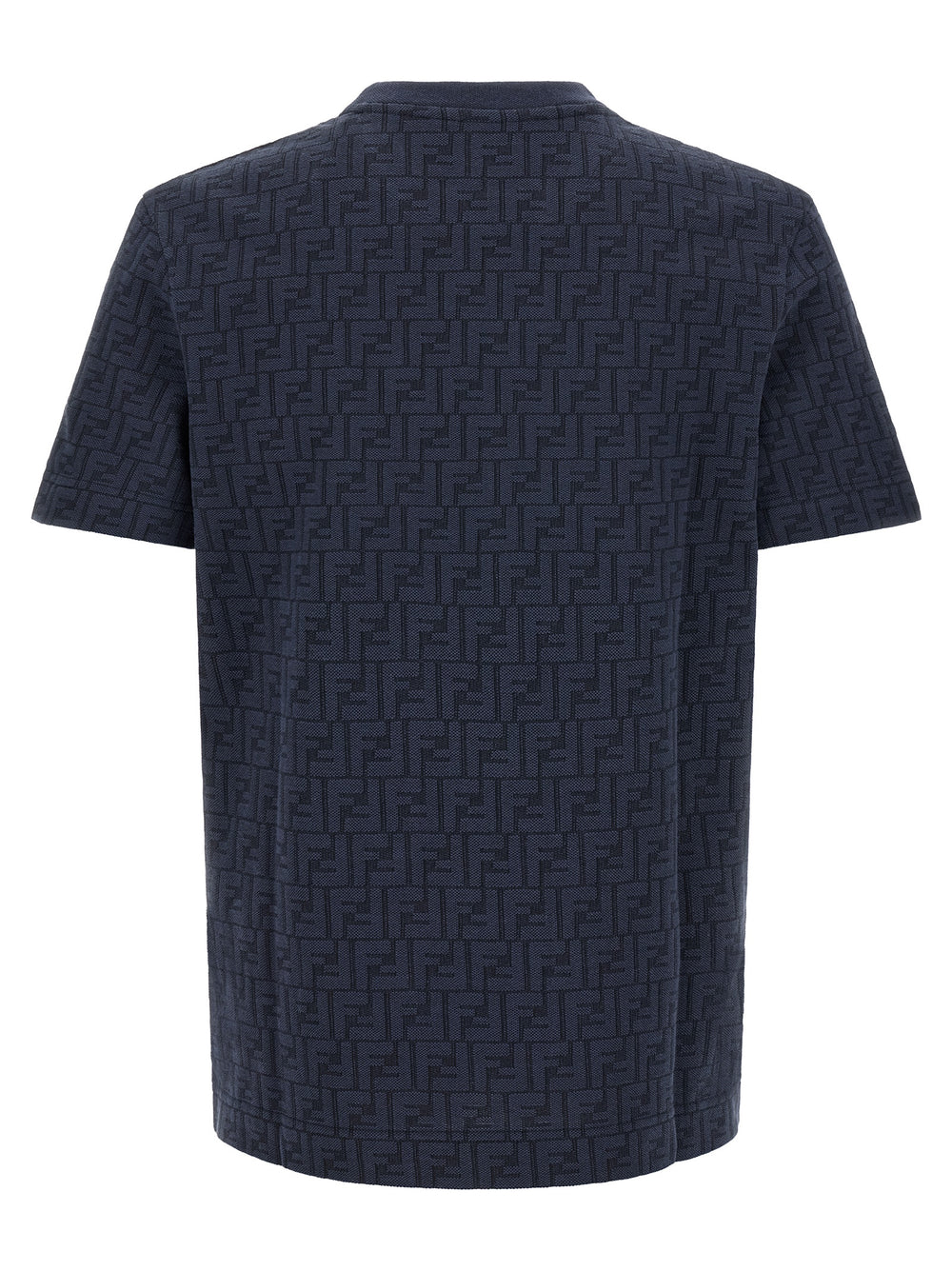 Fendi Cotton Piqué T-Shirt in Blue